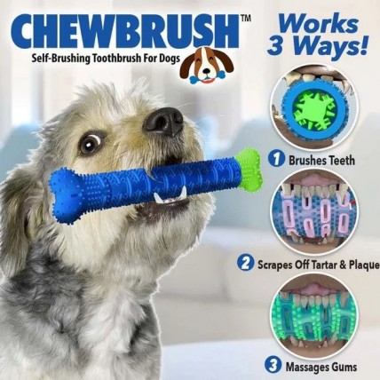 Зубна щітка для собак ChewBrush - Купити