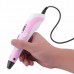 3D ручка Smart 3D Pen 2 c LCD дисплеєм. Колір рожевий - Купити