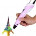 3D ручка Smart 3D Pen 2 c LCD дисплеєм. Колір рожевий - Купити