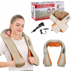 Роликовий масажер для спини та шиї massager of neck kneading