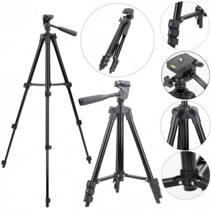 Штатив металевий універсальний для телефону та фотоапарата Tripod 3110 PRO портативний трипод 0,35-1.02м висота - Купити