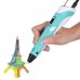 3D ручка Smart 3D Pen 2 c LCD дисплеєм. Колір блакитний - Купити