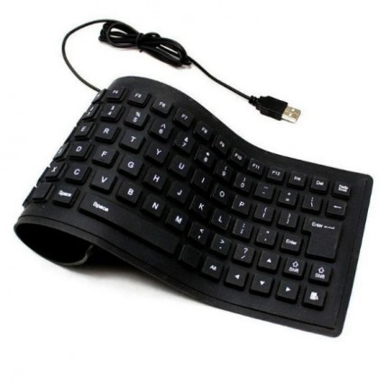 Гнучка силіконова клавіатура Flexible Keyboard X3 - Купити