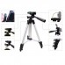 Штатив для телефону та фотоапарата Tripod 3110 PRO портативний трипод 0,35-1.02м висота. Колір: срібний - Купити