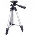 Штатив для телефону та фотоапарата Tripod 3110 PRO портативний трипод 0,35-1.02м висота. Колір: срібний - Купити