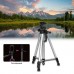 Штатив для телефону та фотоапарата Tripod 3110 PRO портативний трипод 0,35-1.02м висота. Колір: срібний - Купити