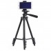 Штатив для телефону та фотоапарата Tripod 3120 PRO портативний трипод 0,35-1.02м висота. Колір: чорний - Купити