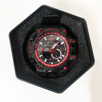 Годинник наручний G SHOCK GG-100B. Колір червоний - Купити