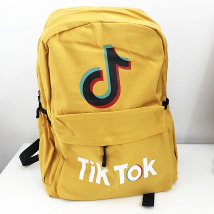 Рюкзак молодіжний Тік ток TikTok. Колір жовтий - Купити