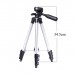 Штатив для телефону та фотоапарата Tripod 3110 PRO портативний трипод 0,35-1.02м висота. Колір: срібний - Купити