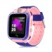 Дитячий Смарт Годинник Smart Baby Watch Q12 SIM /Bluetooth /LBS/GPS. Колір: рожевий - Купити