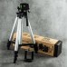 Штатив для телефону та фотоапарата Tripod 3110 PRO портативний трипод 0,35-1.02м висота. Колір: срібний - Купити