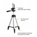 Штатив для телефону та фотоапарата Tripod 3110 PRO портативний трипод 0,35-1.02м висота. Колір: срібний - Купити