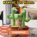 Танцюючий кактус співаючий 120 пісень з підсвічуванням Dancing Cactus TikTok іграшка Повторюшка кактус - Купити