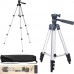 Штатив для телефону та фотоапарата Tripod 3110 PRO портативний трипод 0,35-1.02м висота. Колір: срібний - Купити