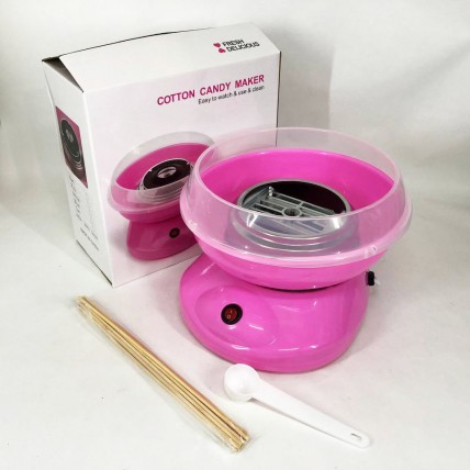 Апарат для солодкої вати Cotton Candy Maker. Колір рожевий - Купити