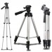 Штатив для телефону та фотоапарата Tripod 3110 PRO портативний трипод 0,35-1.02м висота. Колір: срібний - Купити