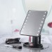 Дзеркало для макіяжу з 16 LED підсвічуванням Mirror White. Колір: чорний - Купити