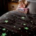 Плед, що світиться в темряві, плюшеве покривало Blanket kids Magic Star 150х100 см флісова ковдра. Колір: сірий - Купити