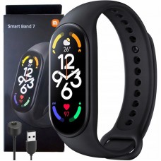 Фітнес браслет FitPro Smart Band M7 (смарт часи, пульсоксиметр, пульс). Колір: чорний