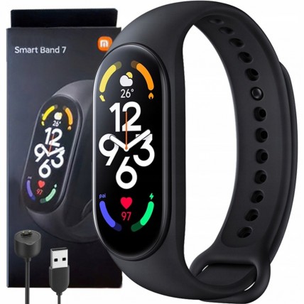 Фітнес браслет FitPro Smart Band M7 (смарт часи, пульсоксиметр, пульс). Колір: чорний - Купити