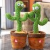 Танцюючий кактус співаючий 120 пісень з підсвічуванням Dancing Cactus TikTok іграшка Повторюшка кактус - Купити