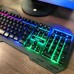 Клавіатура UKC KEYBOARD GK KW-900/4400 дротова з підсвічуванням мембранна - Купити